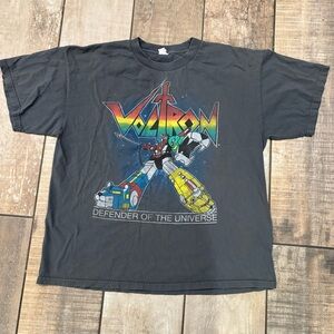 Vintage 90s Voltron Defender Of The Universe Cartoon Tshirt Size XL